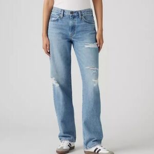 Levi’s ‘94 baggy Jeans Womens 25 Blue‎ Distressed Streetwear Y2k Festival